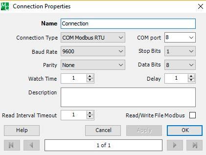 05 MODBUS YAZILIMI Sunucu AYARLARI ve istemci modem ayarlarını tamamladıktan sonra 4-20mA akım değerini okumak için ilgili Modbus yazılımı ayarlarına geçebilirsiniz.