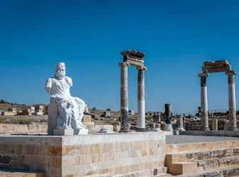sürdüren Tofaş ın, son iki yıldır antik kentte kazı ve restorasyon çalışmalarına destek olduğu Ploutonion Kutsal Alanı