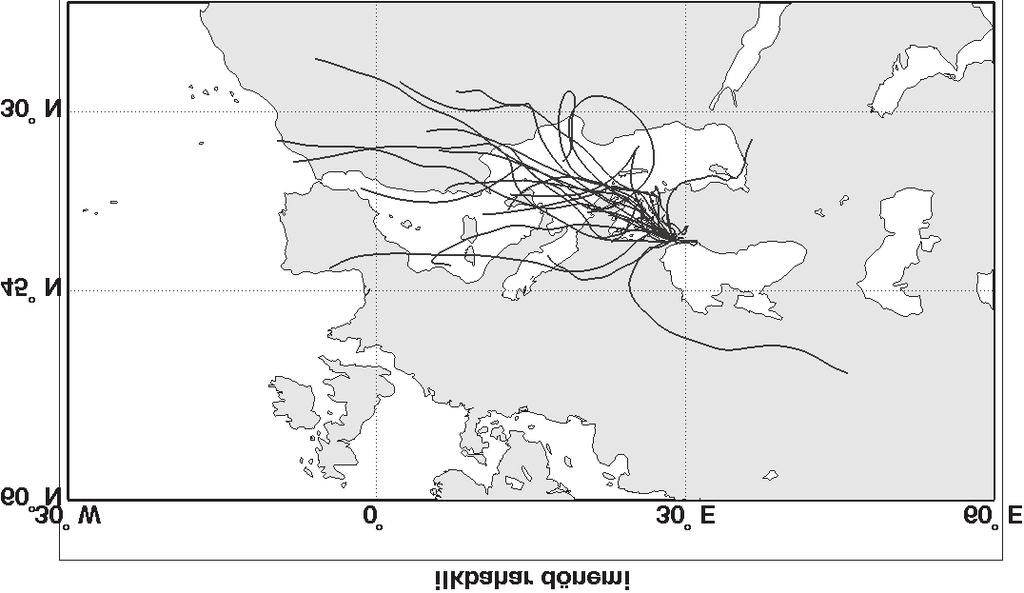 Geri kalan epizodik olaylarýn ise Akdeniz'in güneyinden ve Rusya'dan kaynaklandýðý görülmektedir.