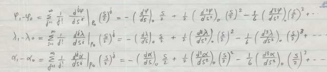 Önce P o dan P 2 ye α o azimutu ve s/2 kenarı ile Legendre serisi uygularsak; 25 TEMEL ÖDEVLERİN ÇÖZÜMÜ İÇİN GAUSS ORTALAMA ENLEM YÖNTEMİ Daha