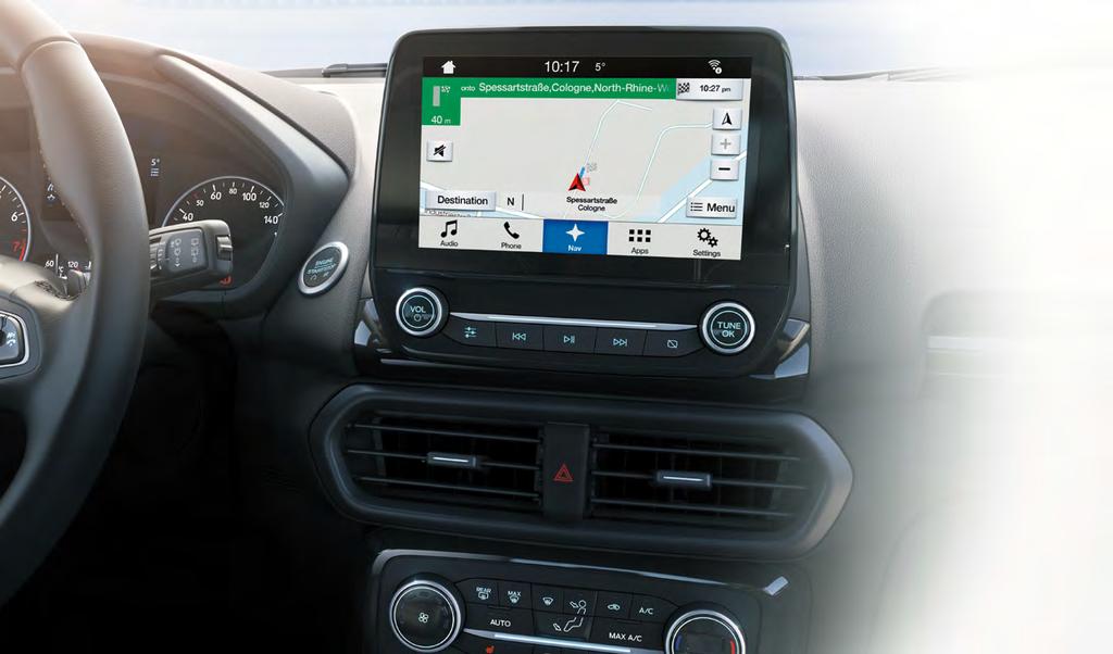 Onur u ara Mesaj dinle Ofisi ara Kontrol edemediğiniz tek şey duygularınız 8 Dokunmatik Ekran ve AppLink özellikli Ford SYNC 3 Yeni Ford EcoSport ile seyahat etmek, dış dünyayla teması kesmek