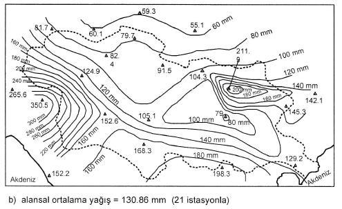 Dünya Meteoroloji Örgütü Düz alanlarda 600-900 km2 Dağlık alanlarda 100-250 km2 En fazla 500 m yükseklik