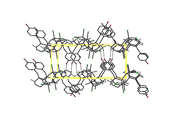 Şekil 5.3 Bileşik 6 nın spiro ve fosfazen halkalarının ORTE diyagramları Ayrıca bileşik (6) ın paketlenme diyagramı (Şekil 5.