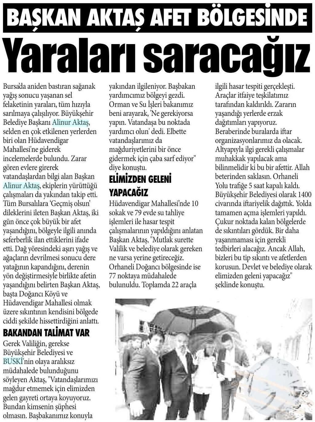 YARALARI SARACAGIZ Yayın Adı : A Gazete