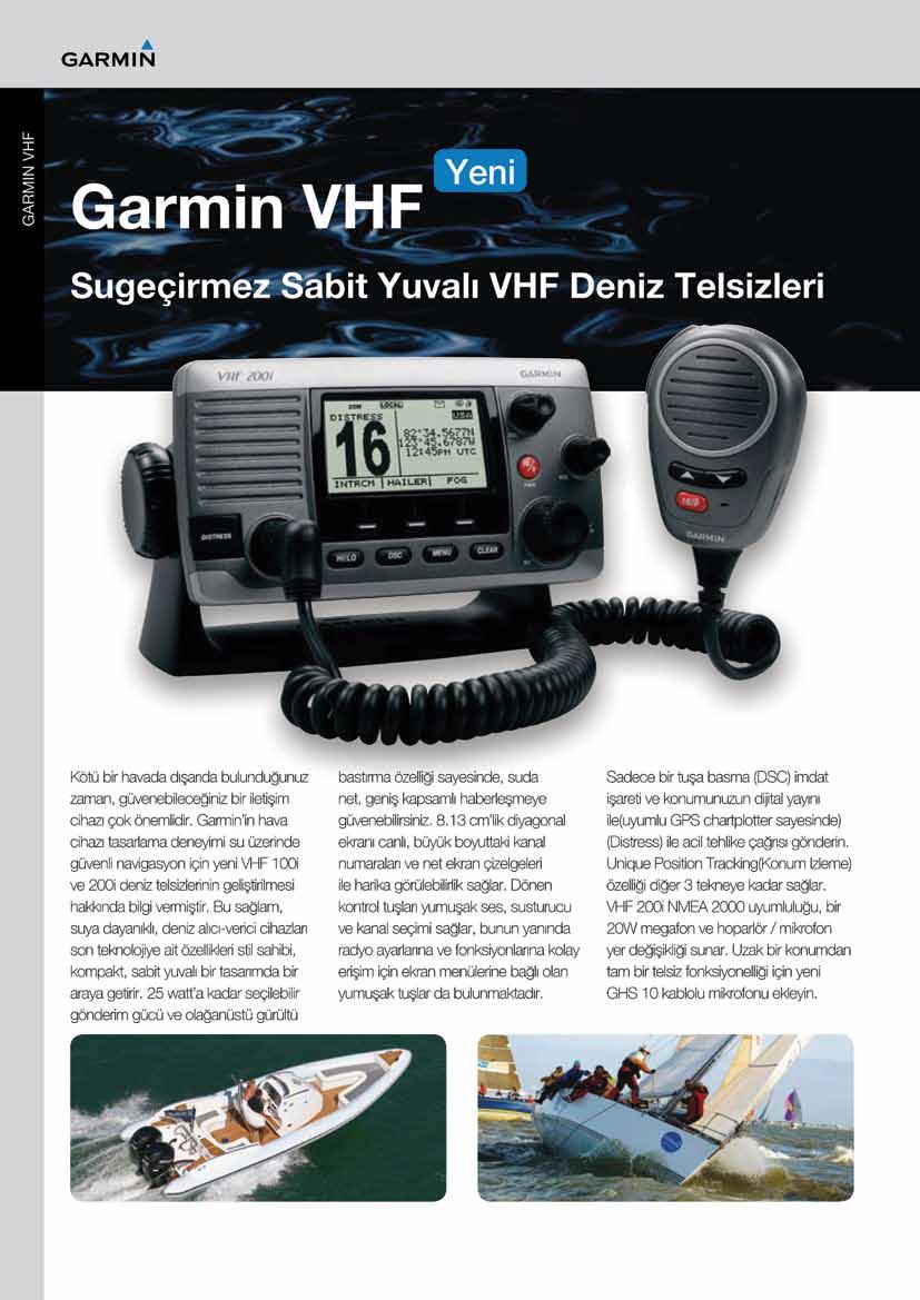 2 Garmin VHF Radio