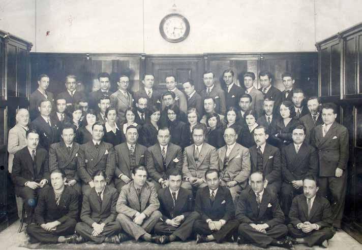 1932 yılında Milli Reasürans çalışanları Şirket