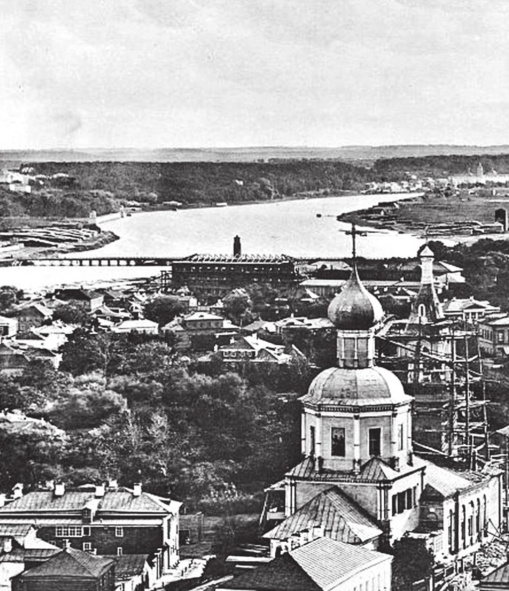 Mumu öyküsünde Gerasim in Mumu yu bulduğu Kırım Geçidi, Moskova (19. yüzyılın ikinci yarısı).