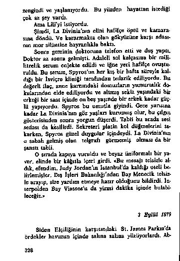 z e n g io d i v e y a ş la n ıy o r d u. B u y ü z d e n h a y a d a n İs te d iğ i ç o k a z ş e y v a r d ı. A m a U L İ y İ U lıy o r d u, Ş ir a d i.