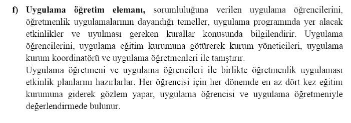 2. Uygulama Dersi Dosyasının Tanıtımı Öğretmenlik Uygulaması Dersi Dosyasında aşağıdaki belgeler ve dokümanlar yer alır.