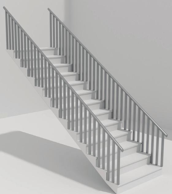 Stant Merdivenlerinde Tırabzan / Korkuluk Kullanılması İkini kata çıkan merdivenlerde tırabzan