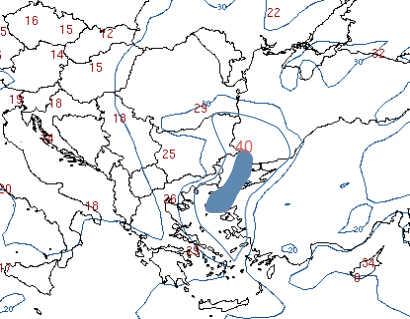 Marmara bölgesi yağış öncesi günlerde 30 dereceye varan sıcaklık ve 20 22 dereceye yükselen işba sıcaklığı ile bölgedeki nemliliği artırmıştır.