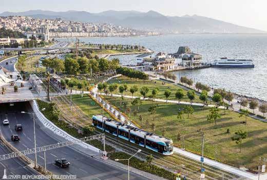 08 Toplu Ulaşımda "Rekorlar Yılı" İzmir Büyükşehir Belediyesi'nin 2018 yılında toplu ulaşım araçlarıyla taşıdığı yolcu sayısı 520 milyonu aştı.