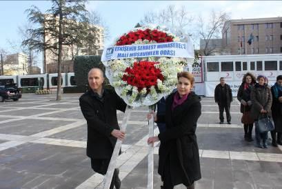 Anıtına Çelenk Sunma Töreni sonrasında Oda Başkanımız