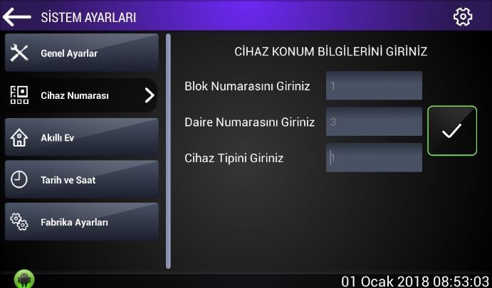 11.2.2.1. YETKİLİ GİRİŞİ Cihazın IP adresinin tanımlandığı alandır. Bu alanda işlem yapmak iki şekilde mümkündür.