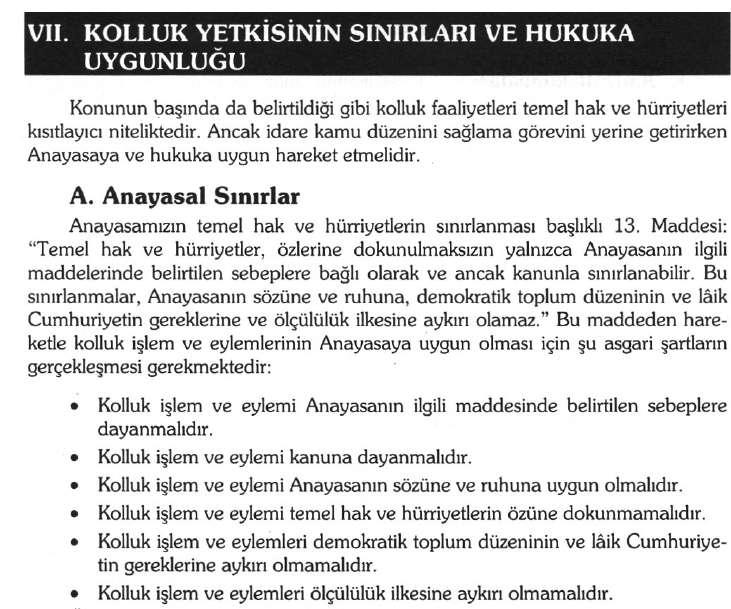 ÖRNEK 19 Nohutçu, İdare Hukuku, op. cit., 2012, s.454: (Nohutçu, Kanunname, op. cit., 2013, s.683-684): BÖLÜM 4: AHMET NOHUTÇU 245 Gözler, İdare Hukuku Dersleri, op. cit., 2010, s.598-599: IX.