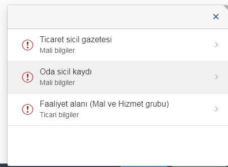 1.6.3 Mali Bilgiler Statü: Vergilendirme tipinin seçildiği alandır. Gerçek, Kamu ve Tüzel olmak üzere üç seçenek bulunmaktadır.