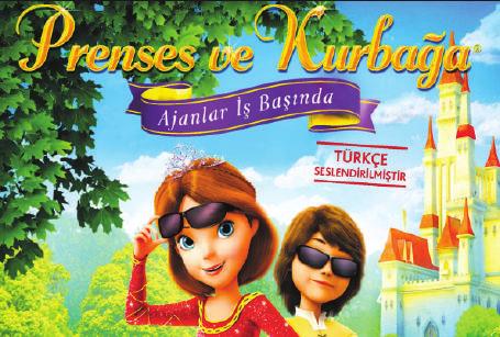 32 Çocuk Sineması Animasyon Filmi + 5 Prenses ve Kurbağa: Ajanlar İş Başında Biletli Biletler Ücretsizdir 24 Pazar 1.Seans:12.00 1.Seans:14.15 1.Seans:16.