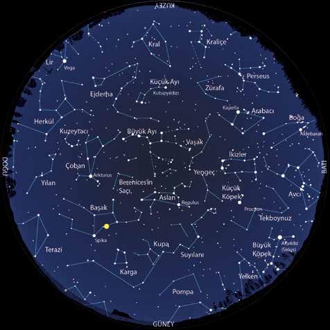 Gök Olayları İlkdördün 3 Nisan Dolunay 11 Nisan Sondördün 19 Nisan Yeniay 26 Nisan 01 Nisan ve Aldebaran gün batımında batıda yakın görünümde 10 Nisan ve Jüpiter tüm gece yakın görünümde 15 Nisan