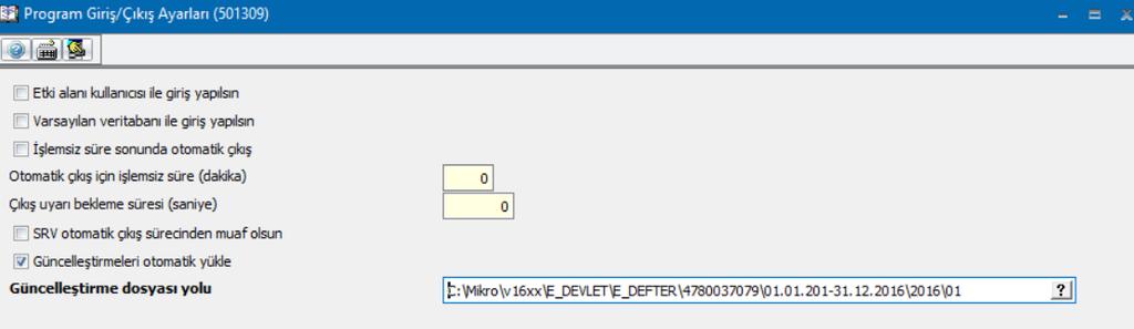Güncelleştirme Dosyası Yolu Karakter Sayısının Arttırılması Server makinede yapılan güncelleme işlemi sonrasında Client makinelerin otomatik olarak güncellenebilmesi için