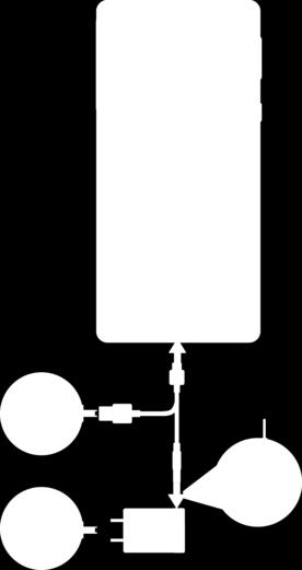 Cihazınızı şarj etmek için 1 Şarj ünitesini güç çıkışına takın. 2 USB kablosunun bir ucunu şarj ünitesine (veya bilgisayarın USB portuna) takın.