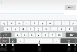 Metin yazma Ekran klavyesi Ekran QWERTY klavyesiyle her bir harfe tek tek basmak suretiyle metin girebilir veya hareketle giriş özelliğinden yararlanarak parmağınızı bir harften diğerine kaydırmak