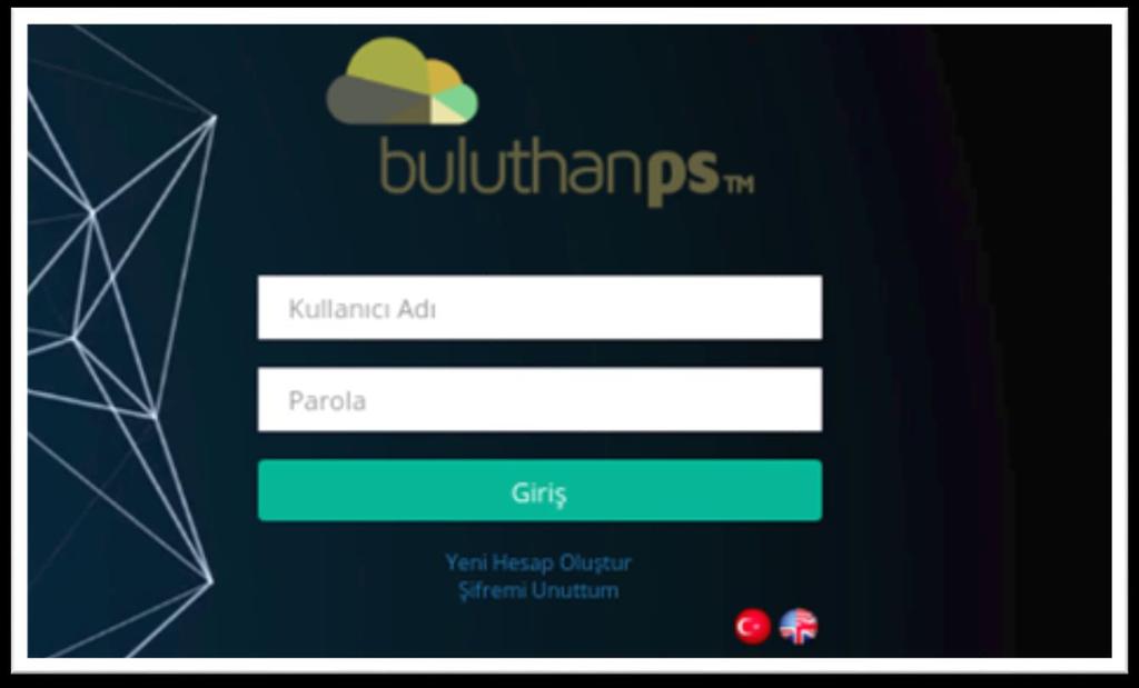 1. Kullanıcı Paneli Girişi BuluthanPS Kullanıcı hesabına kurumun intranet yada internet ağında oluşturduğu adres ile internet tarayınınızla giriş yapabilirsiniz.