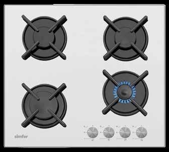 Sağlam kalın emaye ızgara Kullanım kolaylığı sağlayan önden kontrol sistemi Renk: Inox yüzey Ürün net ölçüleri: (Y*G*D) (cm) 14,5 * 64 * 61,5 3014 Set Üstü Emaye Ocak - Beyaz 4 Gözü Gazlı 60 cm