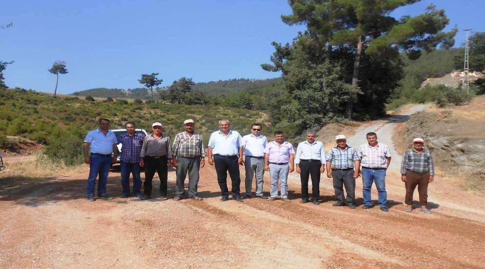 yol tesfiye çalışması yapılarak