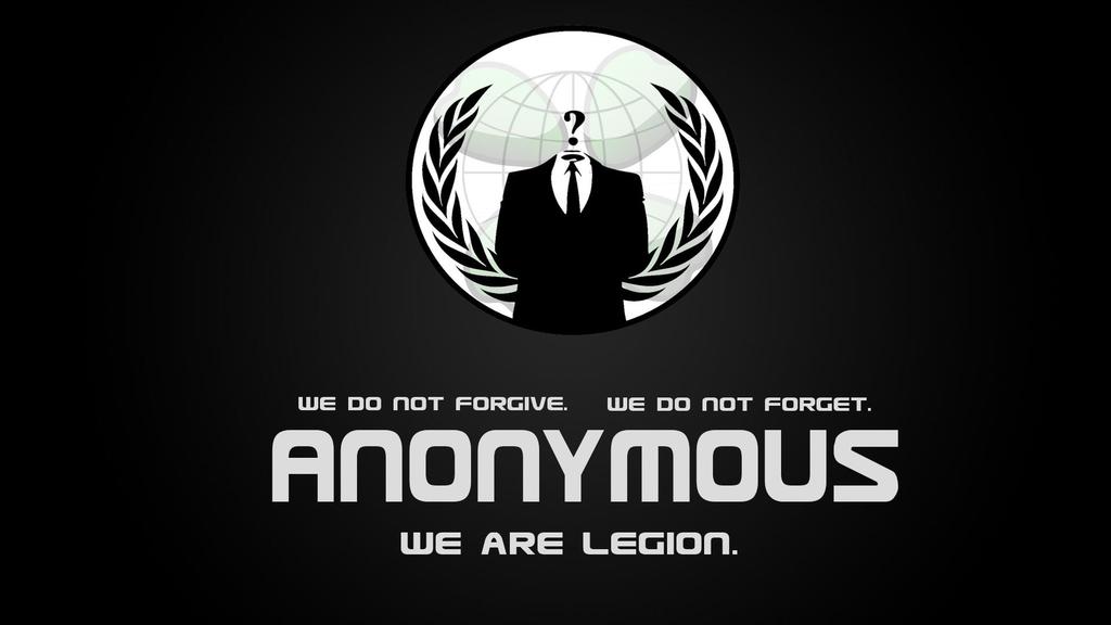 2003 yılında bir grup bağımsız insanın internet üzerinden birleşmesiyle oluşmuş hactivist bir gruptur. Gülen adam maskesi grubun simgesidir. Sloganı ise Biz anonimiz. Orduyuz. Affetmeyiz. Unutmayız.