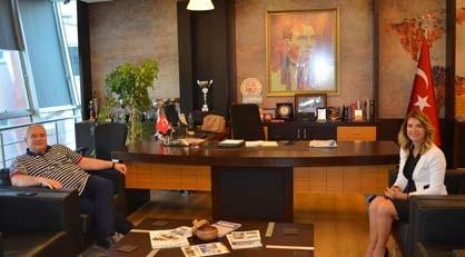 Antemder den Hamamcıoğlu na onursal üyelik Antalya Kadın Müzesi Danışma Kurulu Üyeleri ATAV Başkanı Yeliz Gül Ege, ANSET Genel Müdürü Gaye Doğanoğlu