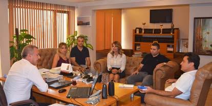 Ziyarette iki oda arasında yapılabilecek ortak çalışmalar konuşuldu ve Antalya ile ilgili herkesi