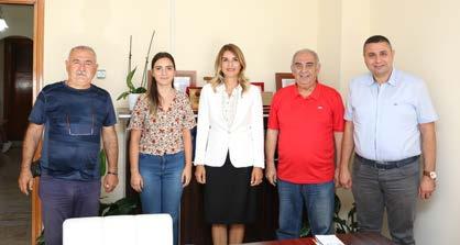 Polat Balkan ı ziyaret ettik Şube Başkanımız Ayşen Hamamcıoğlu ve Şube Başkanvekilimiz Doç. Dr.