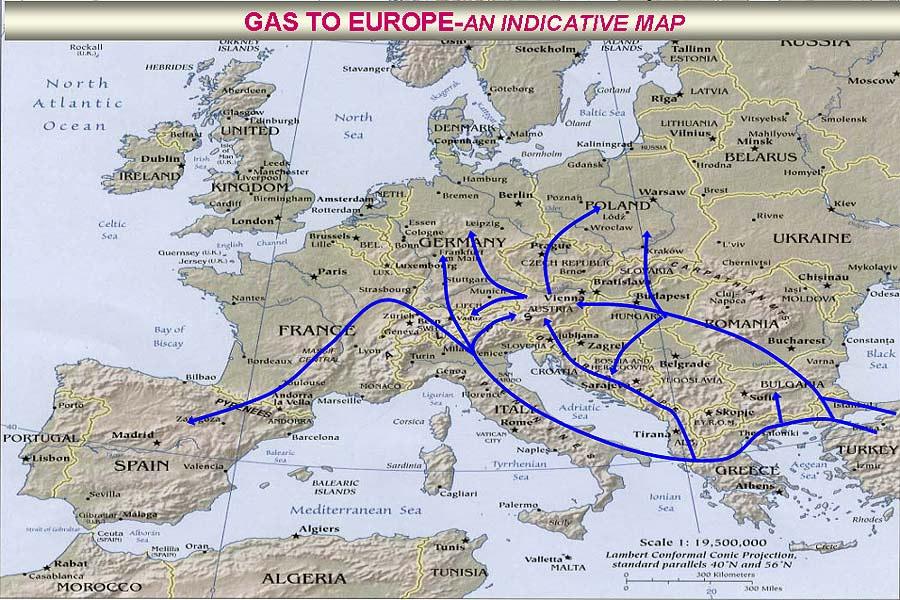 Güney Avrupa Gaz Ringi projesi çerçevesinde Türkiye ve Yunanistan doğal gaz boru hatlarının enterkonneksiyonu, gelecekte Avrupa nın enerji kaynaklarının çeşitlendirilmesi çabalarının önemli bir