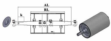 AKTT Le Tambour De Stimulation C est le tambour stimulant la courroie de la bande dans le système du convoyeur.