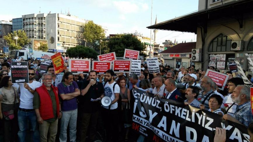 TOPLUMSAL MUHALEFET Şirvan Katliamı İKK nın çağrısıyla Şirvan Katliamı protestosuna katılım 10 Ekim i Unutmadık İstanbul İKK nın