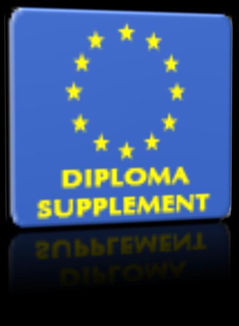 Supplement (DS) Yüksek öğretim diplomasına yapılan bir ek