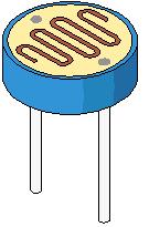 Işık Etkili ler (LDR) LDR (fotodirenç, light dependent resistance), aydınlıkta az direnç, karanlıkta yüksek direnç gösteren