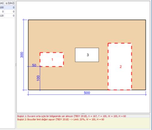 Sayfa - 16 ProtaStructure Taşıyıcı Sistem Seçimi için Detaylı Akış Diyagramları Perde Boşluklarının Tanımlanması Yeni Duvar Boşluk Editörü nü kullanarak dikdörtgen veya poligon perde duvarlarda