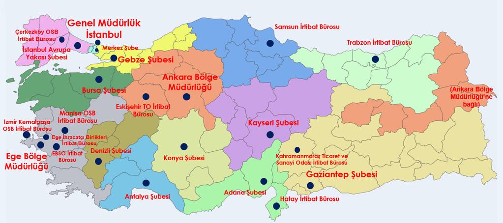 Bölge Müdürlüğü 1987 yılında kurulmuştur.