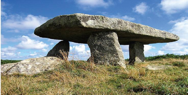 MO 3000 Lanyon Quoit Dolmen;, İngiltere.