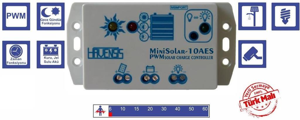 2 EKO SERİ(ES) 1 10,38 10,38 USD 3 iş günü MS6AES 12 Volt Akü Şarjı MiniSolar-6AES 12V 6A 6Amper Şarj Akımı 6Amper Yük Çıkış Akımı 5 Farklı Zaman Ayarlı Yük Çıkış Fonksiyonları 3 EKO SERİ(ES)