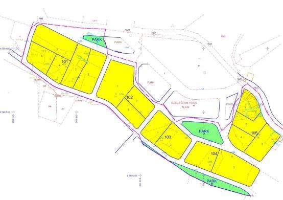 ARSA VE ARAZİ DÜZENLEMESİNDE İŞLEM ADIMLARI 1) Düzenleme bölgesi imar planını yapan plancı tarafından imar planında gösterilebileceği gibi esasen düzenleme bölgeleri ve buna bağlı olarak düzenleme