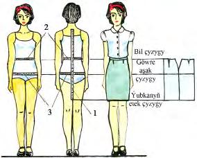 35-nji surat. Göwreden ölçeg almak.