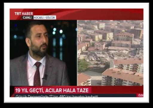 AFAM olarak 1999 da yaşadığımız acıları tekrar yaşamamak için proaktif İSTANBUL yaklaşımları AYDIN ÜNİVERSİTESİ benimsediğimizi, yürüttüğümüz çalışmaların afet