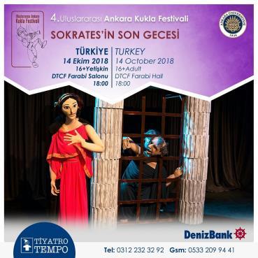 Maltepe - ANKARA 13 Ekim 2018 Cumartesi 18:00 Son İncir Yetişkin Oyunu Ters Ağaç (Eskişehir) Tiyatro Tempo GMK Bulvarı 114-C Maltepe - ANKARA 14 Ekim