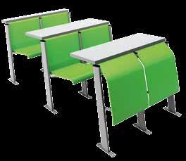 Metal profil ayak ve taşıyıcılar üzerine konumlandırılmış papel oturma malzemesi rahatlık için tasarlanmıştır.