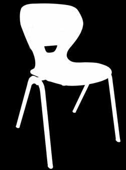 Tüm Star sandalye grubu ürünlerde, Avrupa normlarına uygun malzemeden üretilen çift katmanlı oturak, elektrostatik toz boya uygulanabilir V form verilmiş metal profilden üretilen taşıyıcı iskelet,
