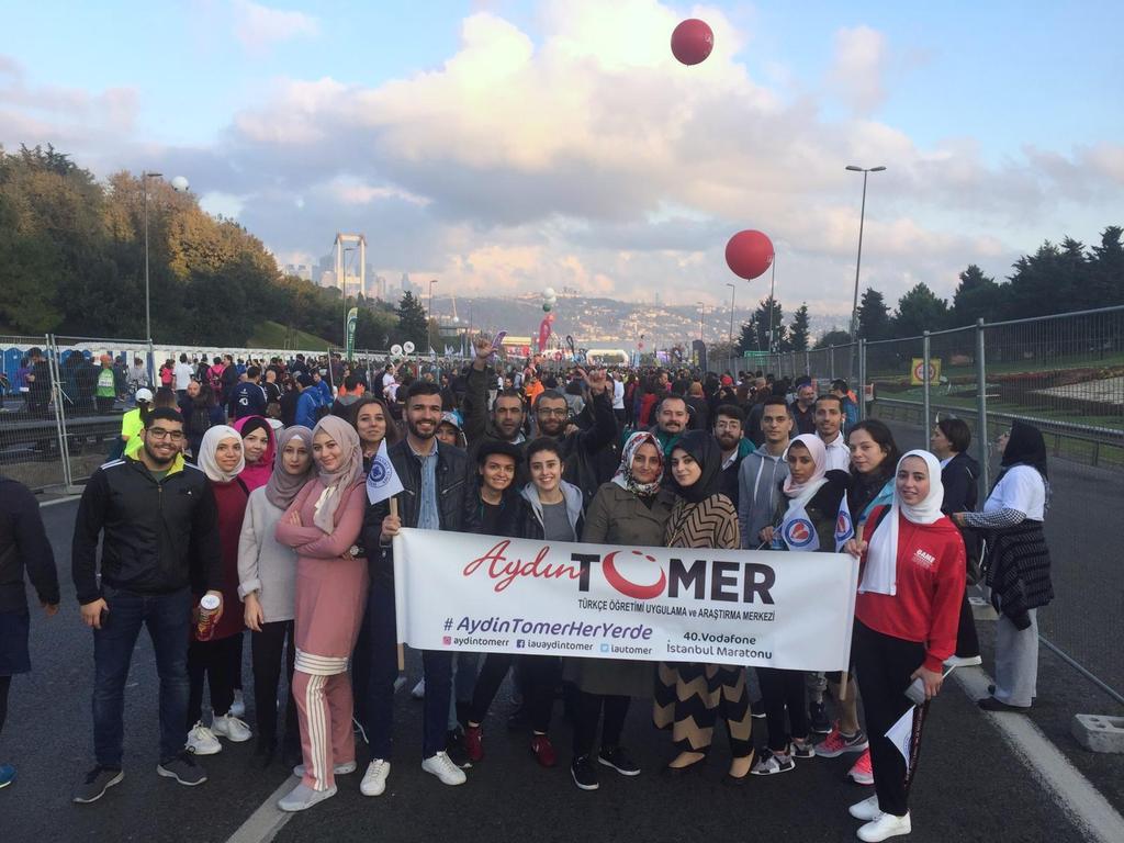 AYDIN TÖMER OLARAK MARATONDAYDIK Vodafone İstanbul