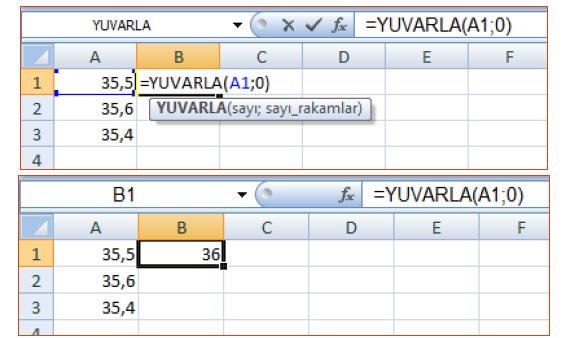 bulmak için kullanılır. Eğersay fonksiyonu kullanımı; =Eğersay(Aralık;ölçüt) şeklindedir.