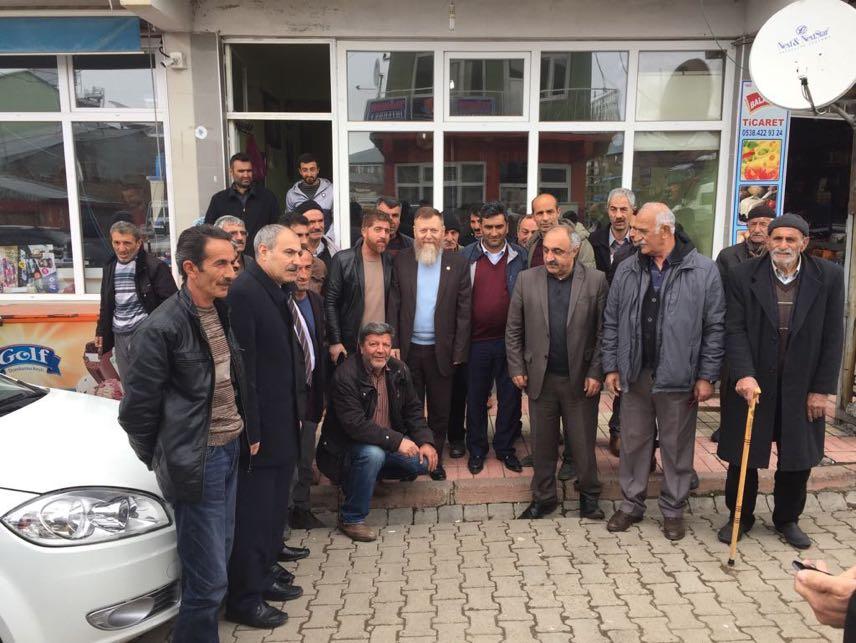 Bingöl/Sancak Beldesi nde vatandaşları ziyaret ederek 16 Nisan